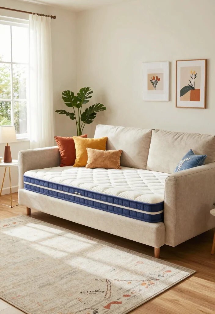 10 Bed in Living Room Ideas for Tiny Apartments 12 10 Bed in Living Room Ideas for Tiny Apartments 2. Convertible Sofas Comfort Meets Style 0