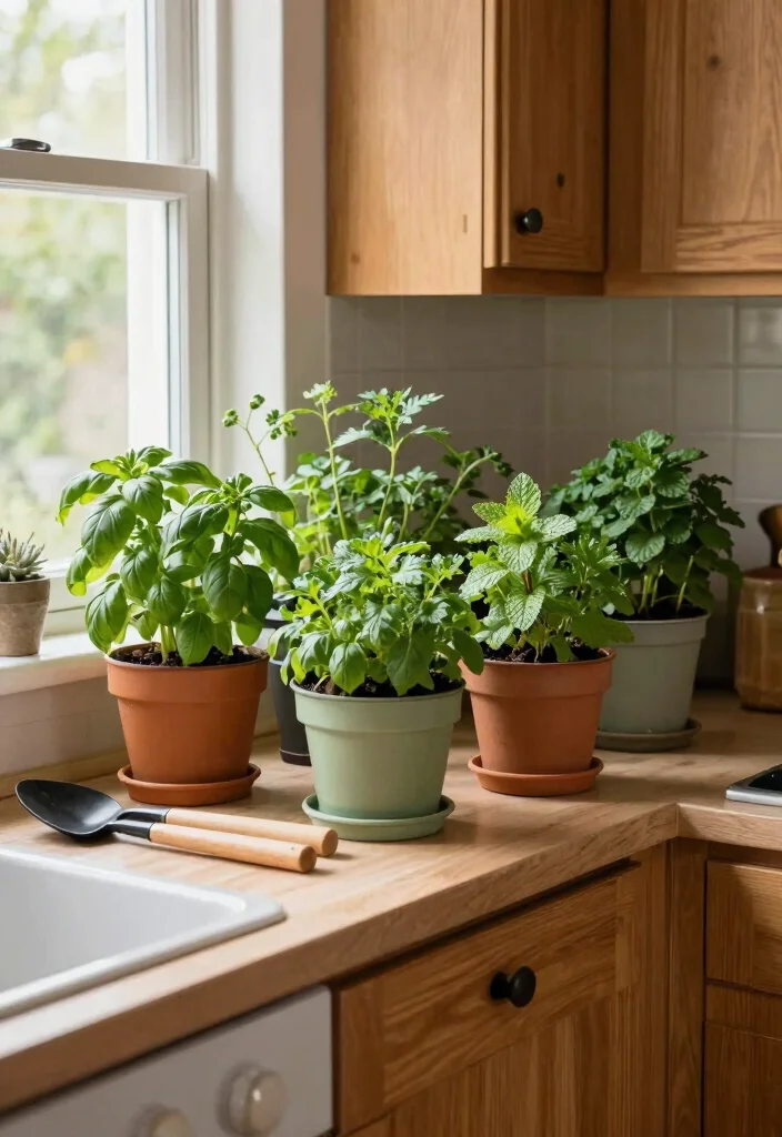 10 End of Kitchen Cabinet Ideas to Use Dead Space 1 10 End of Kitchen Cabinet Ideas to Use Dead Space 1. Stylish Herb Garden 0