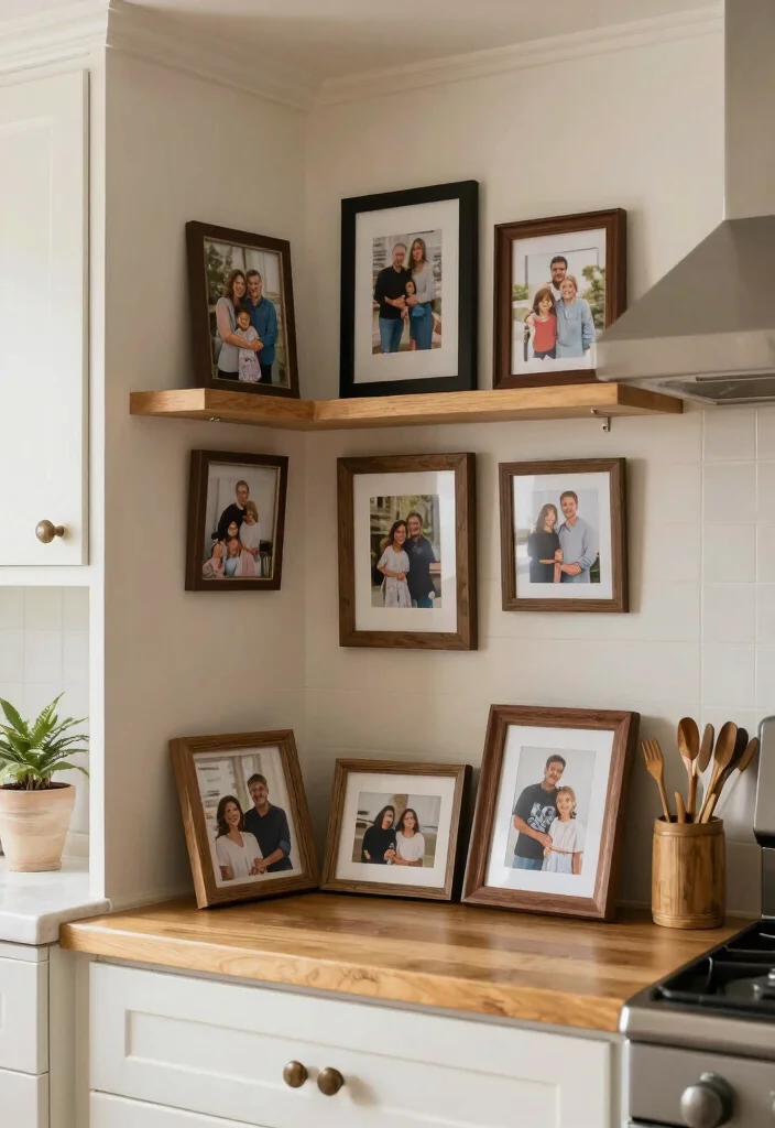 10 End of Kitchen Cabinet Ideas to Use Dead Space 60 10 End of Kitchen Cabinet Ideas to Use Dead Space 10. Personalized Family Photo Display 0