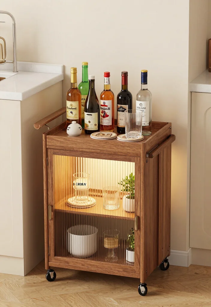 10 End of Kitchen Cabinet Ideas to Use Dead Space 24 10 End of Kitchen Cabinet Ideas to Use Dead Space 4. Mini Bar Setup 0