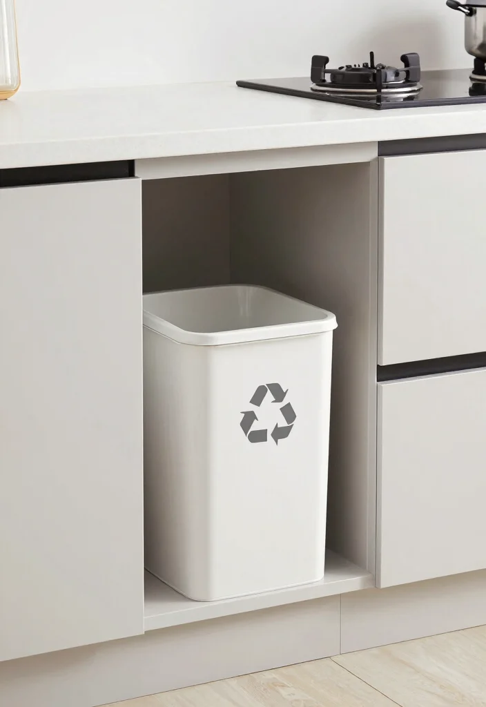 10 End of Kitchen Cabinet Ideas to Use Dead Space 49 10 End of Kitchen Cabinet Ideas to Use Dead Space 9. Hidden Recycling Bin 0