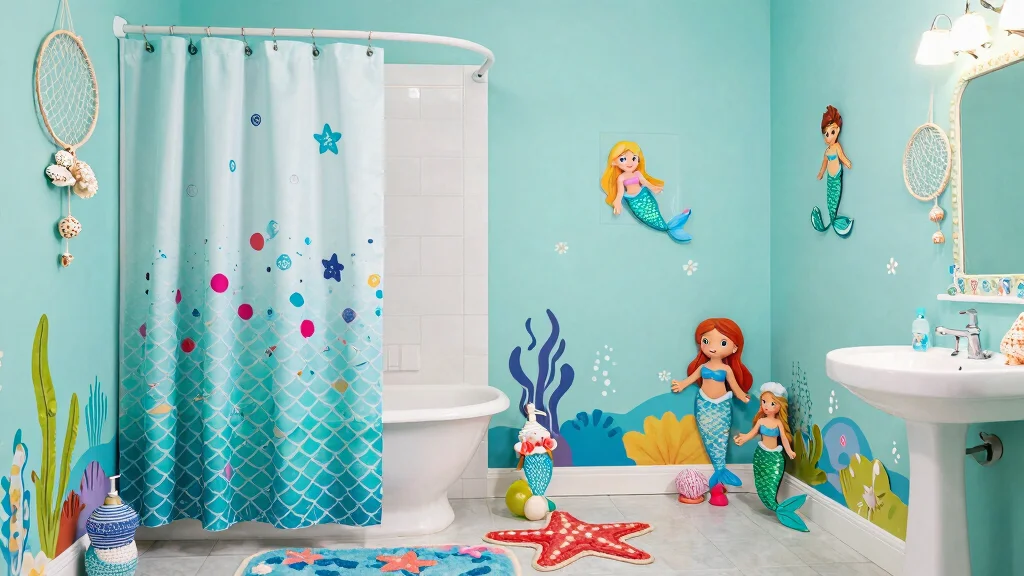 10 Mermaid Bathroom Ideas for a Fun Coastal Theme