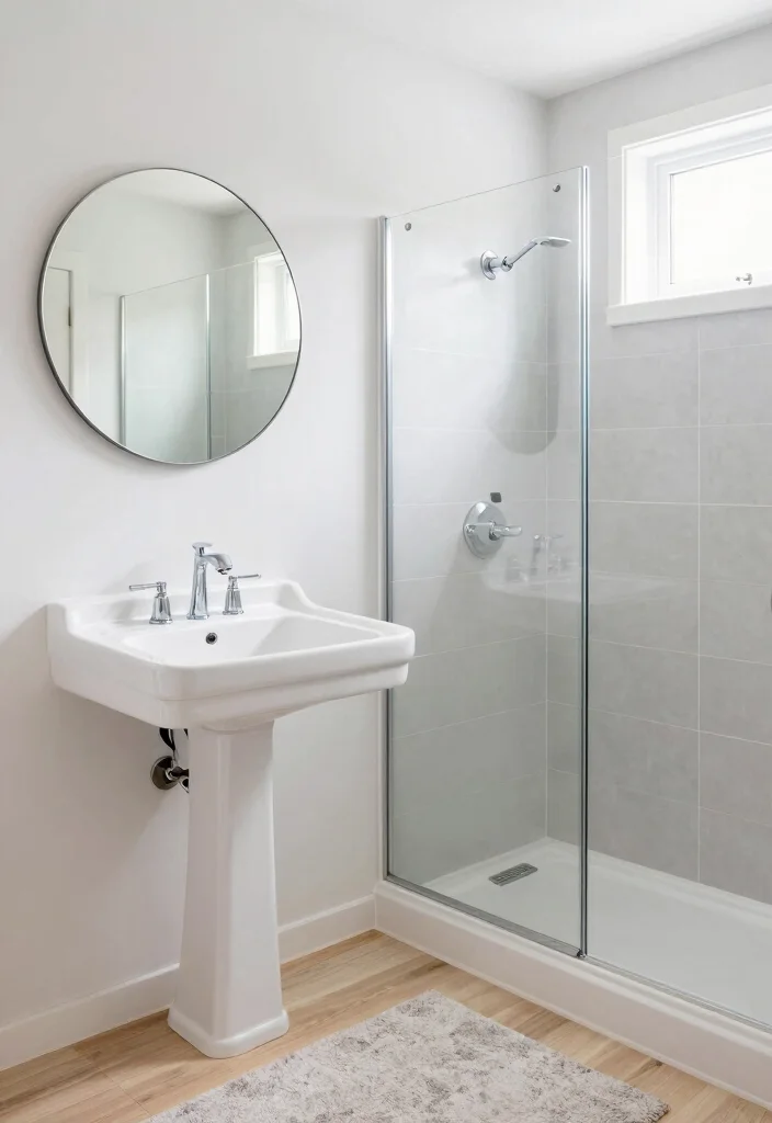 10 Small Rectangular Bathroom Ideas with Better Flow 1 10 Small Rectangular Bathroom Ideas with Better Flow 1. Embrace Light Colors 0