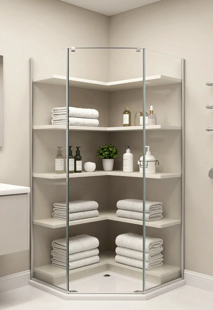 10 Small Rectangular Bathroom Ideas with Better Flow 26 10 Small Rectangular Bathroom Ideas with Better Flow 6. Utilize Corner Space 0