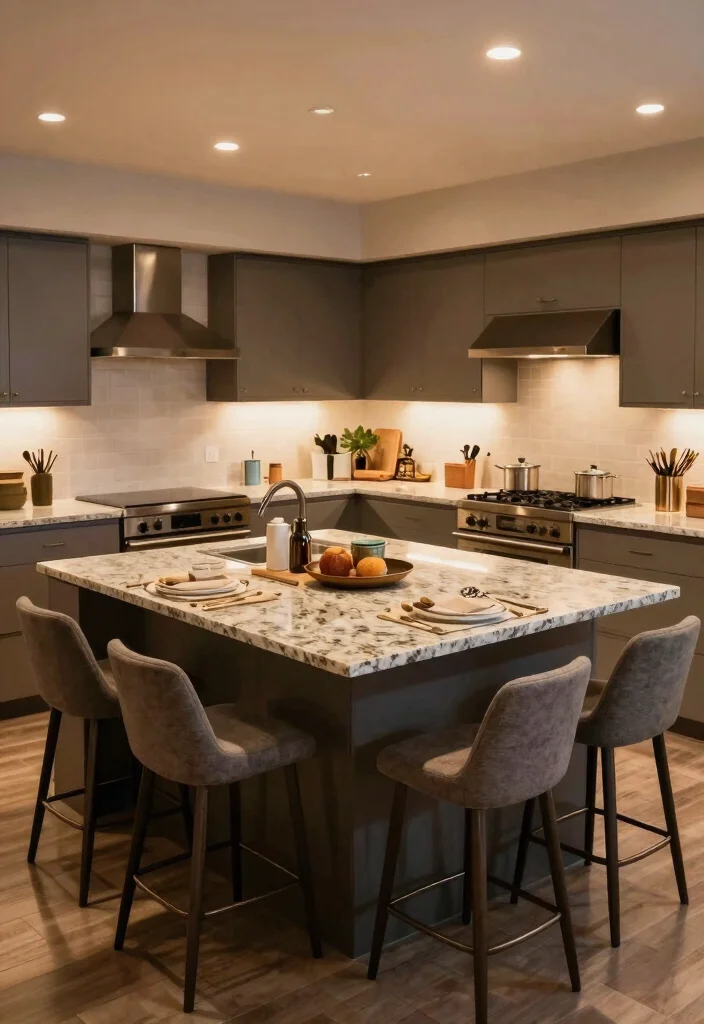 10 Small Space Kitchen Bar Table Ideas That Work 37 10 Small Space Kitchen Bar Table Ideas That Work 7. Multi Functional Kitchen Island 0