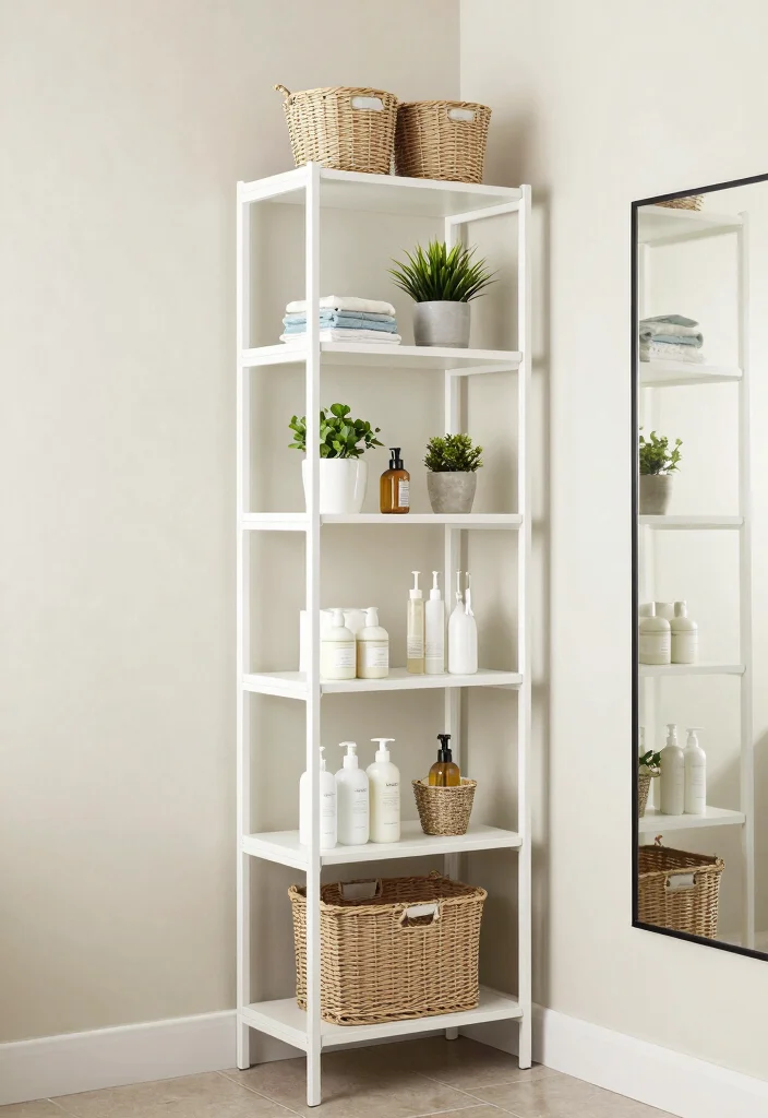 10 Tiny Bathroom Decor Ideas for Stylish Small Spaces 5. Utilize Vertical Space 0