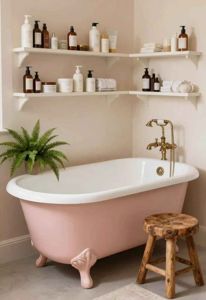 10 Very Small Bathroom Ideas with Tub That Actually Work 1. Vintage Clawfoot Charm 0