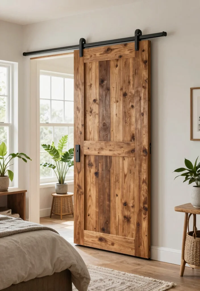 12 Bedroom Door Ideas to Elevate the Overall Look 62 12 Bedroom Door Ideas to Elevate the Overall Look 12. Rustic Sliding Doors 0