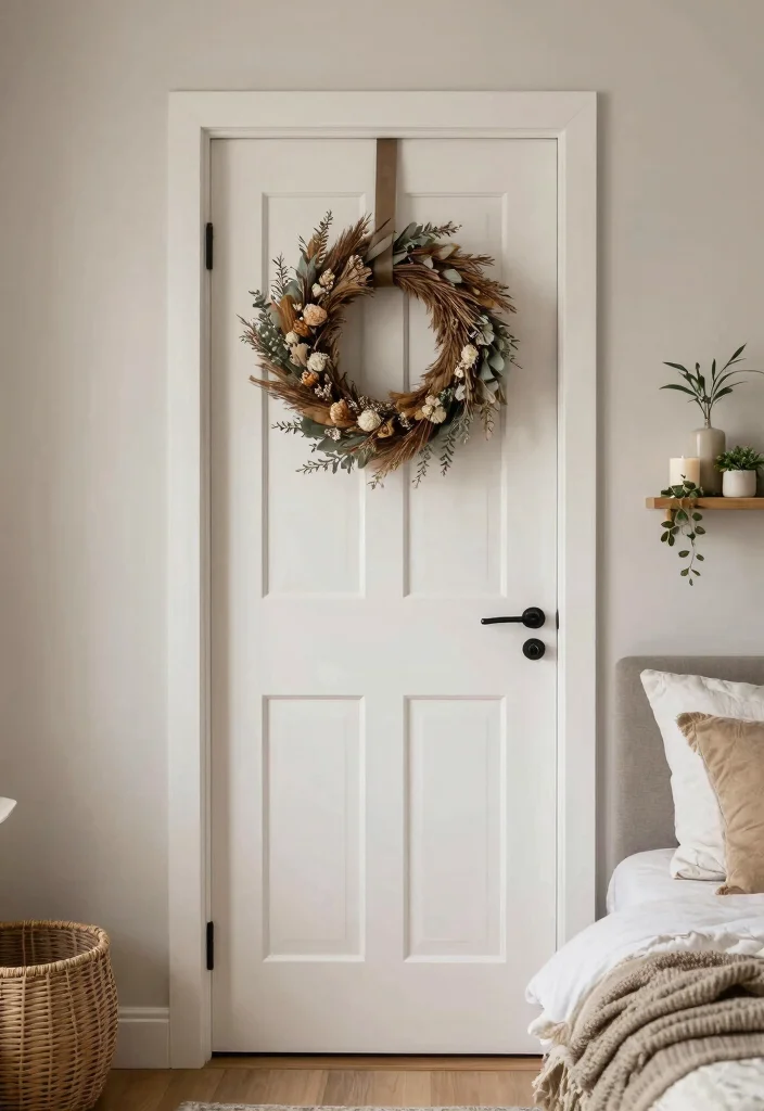 12 Bedroom Door Ideas to Elevate the Overall Look 38 12 Bedroom Door Ideas to Elevate the Overall Look 8. Decorative Door Accents 0