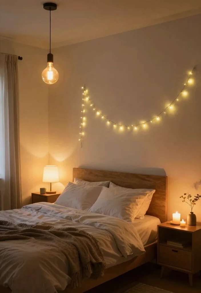 12 Bedroom Ideas for Everyday Comfort Minimalist Style Inspo 4. Tranquil Lighting 0