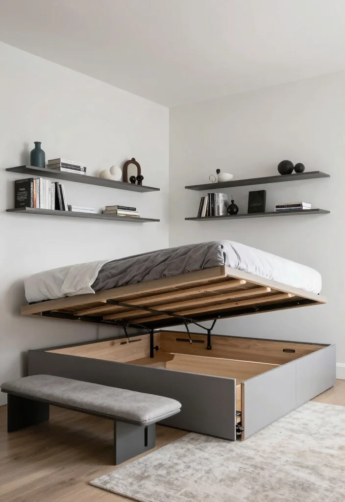 12 Bedroom Ideas for Everyday Comfort Minimalist Style Inspo 9. Smart Storage Solutions 0