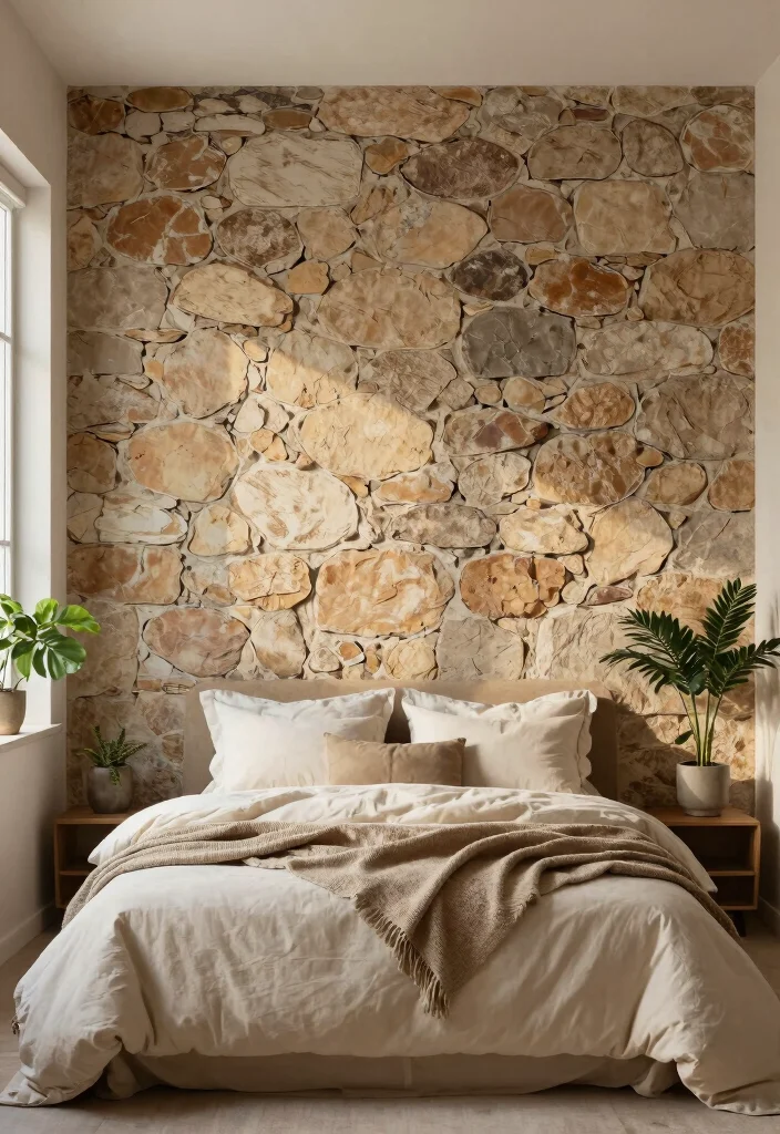 12 Bedroom Mural Ideas for Artistic Statement Walls 11. Textured Murals 0