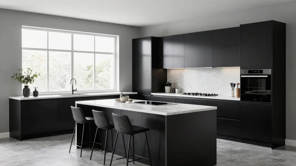 12 Black White and Grey Kitchen Ideas with Modern Contrast