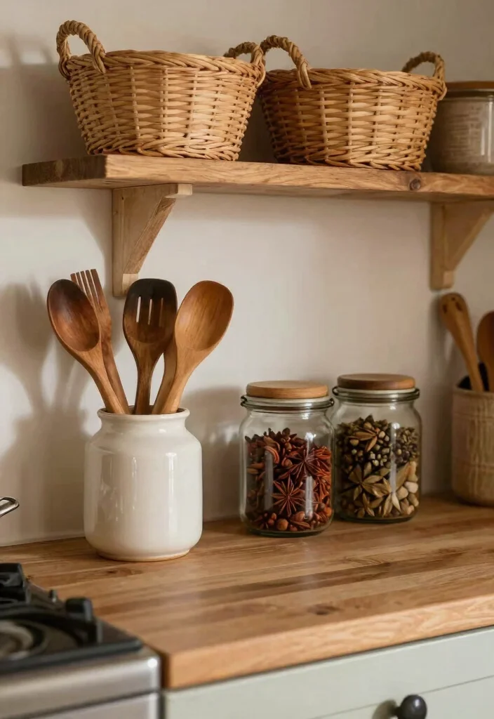 12 Boho Kitchen Ideas with Warm Creative Energy 49 12 Boho Kitchen Ideas with Warm Creative Energy 9. Rustic Kitchen Accessories 0