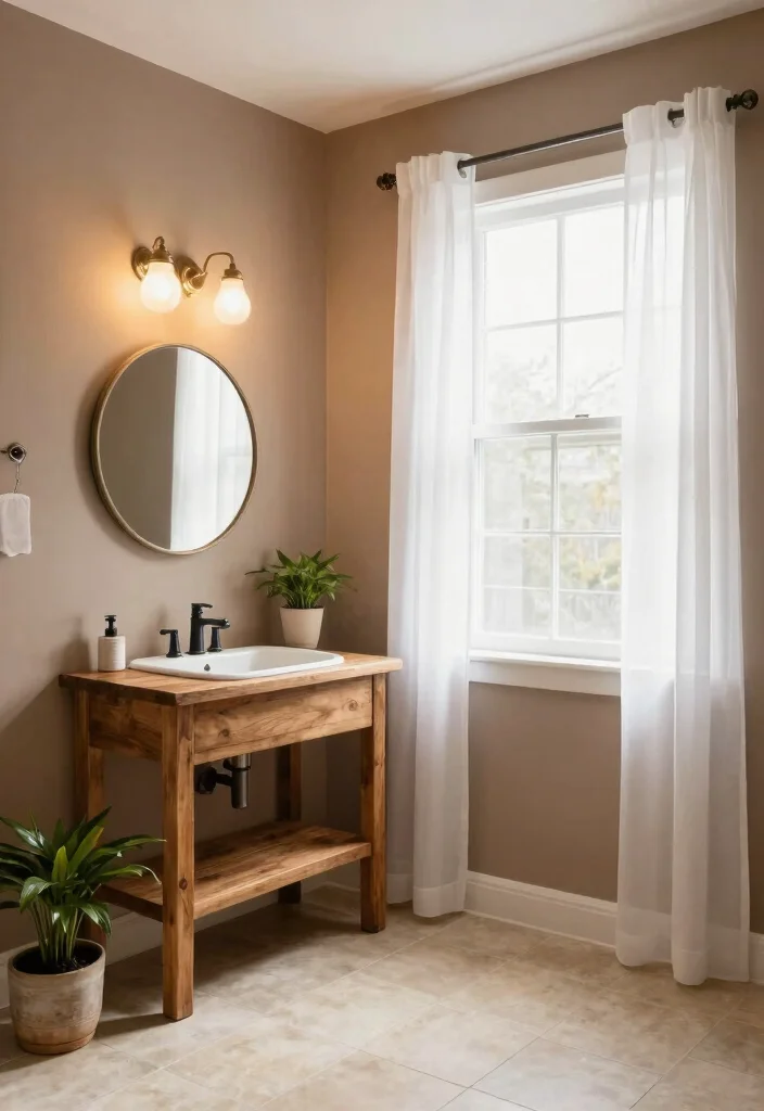 12 Brown Bathroom Decor Ideas for Warm Earthy Styling 1 12 Brown Bathroom Decor Ideas for Warm Earthy Styling 1. Warm Brown Walls 0