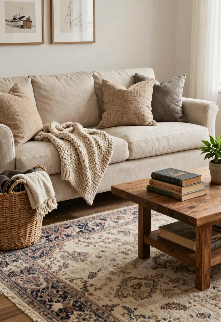 12 Colonial Living Room Ideas with Classic Elegance 23 12 Colonial Living Room Ideas with Classic Elegance 3. Layer Textures for Depth 0