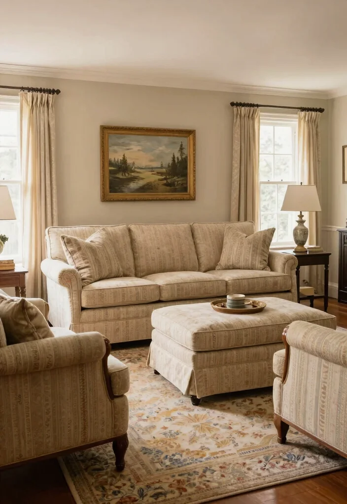 12 Colonial Living Room Ideas with Classic Elegance 39 12 Colonial Living Room Ideas with Classic Elegance 9. Cozy Seating Arrangements 0