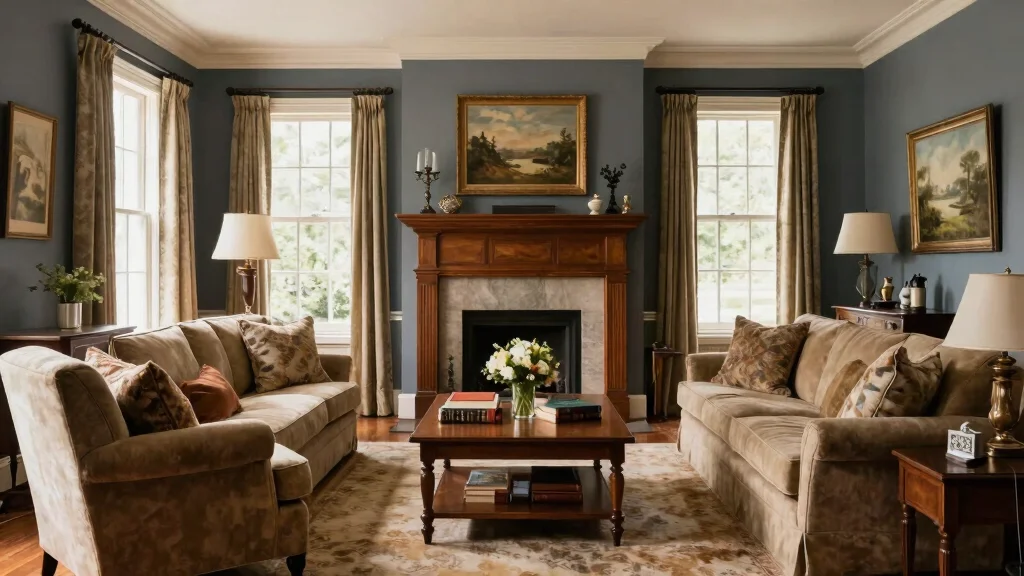 12 Colonial Living Room Ideas with Classic Elegance