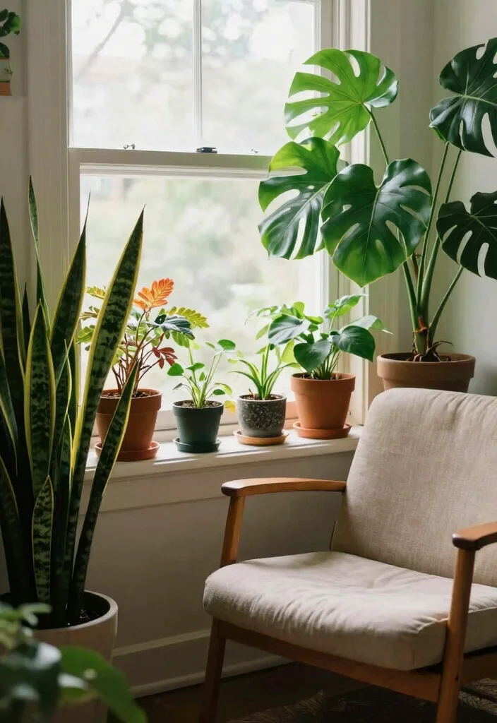 12 Cozy Apartment Living Room Ideas That Feel Inviting 10. Bring in Nature 0