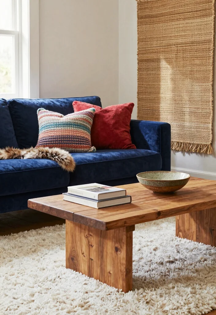 12 Cozy Apartment Living Room Ideas That Feel Inviting 2. Layer Textures for Depth 0