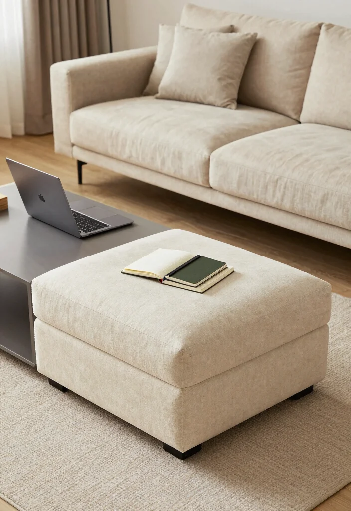 12 Eco-Friendly Living Room Niche Ideas for Storage and Display 41 12 Eco Friendly Living Room Niche Ideas for Storage and Display 11. Multi Functional Furniture 0