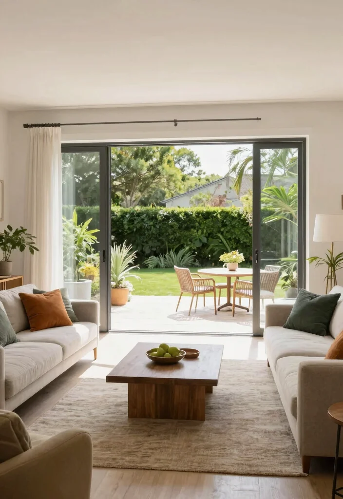 12 Florida Living Room Ideas with Light Coastal Vibes 12. Outdoor Connectivity 0