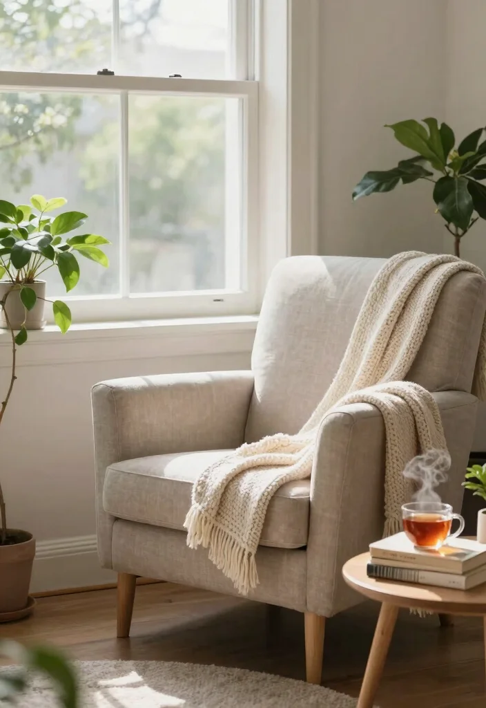 12 Florida Living Room Ideas with Light Coastal Vibes 9. Cozy Reading Nook 0