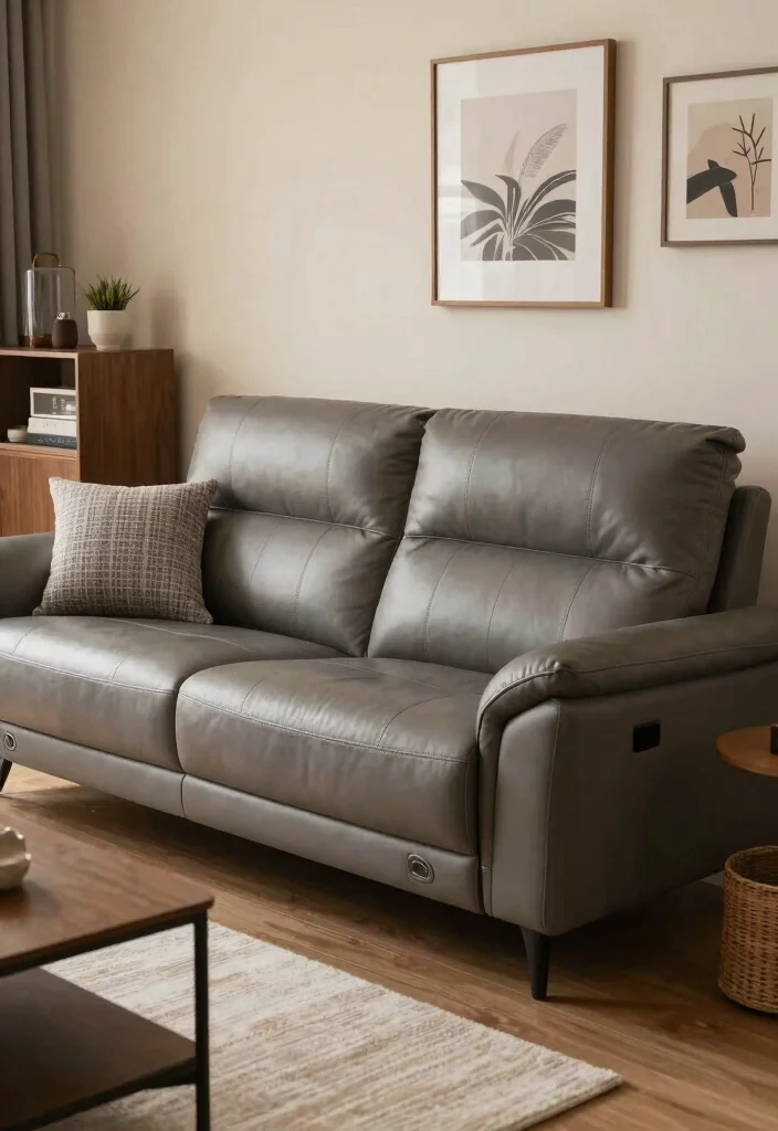 12 Gray Leather Couch Living Room Ideas with Modern Style Conclusion 0