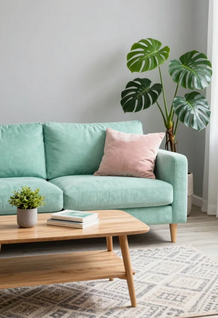 12 Green Sofa Living Room Ideas for Fresh Color 12 12 Green Sofa Living Room Ideas for Fresh Color 2. Bright Mint Green for a Fresh Twist 0