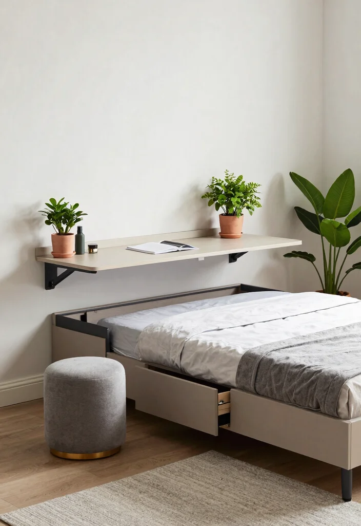 12 Guest Bedroom Decor Ideas for a Warm Welcome 14 12 Guest Bedroom Decor Ideas for a Warm Welcome 4. Use Multifunctional Furniture 0