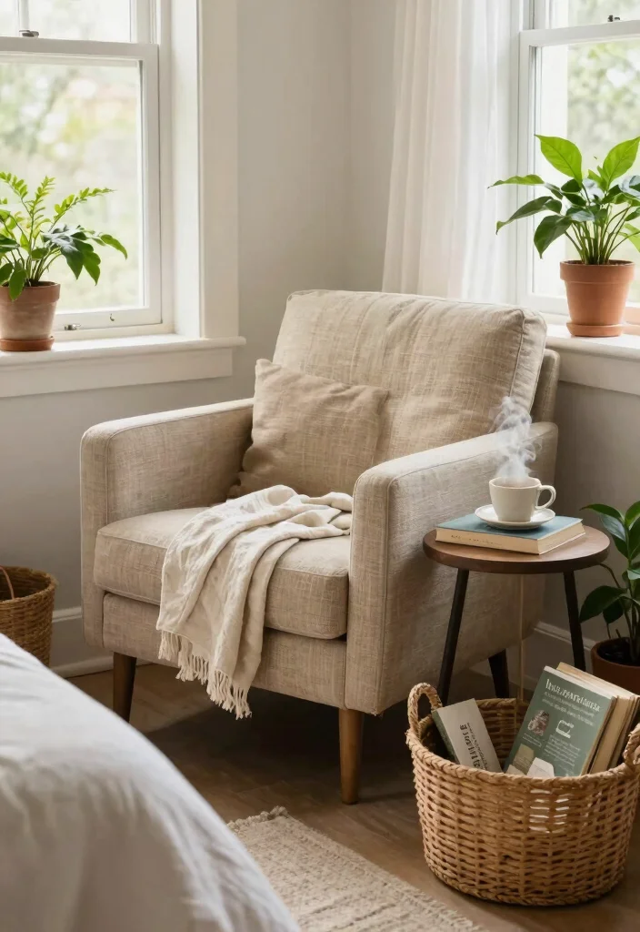 12 Guest Bedroom Decor Ideas for a Warm Welcome 18 12 Guest Bedroom Decor Ideas for a Warm Welcome 8. Create a Cozy Reading Nook 0