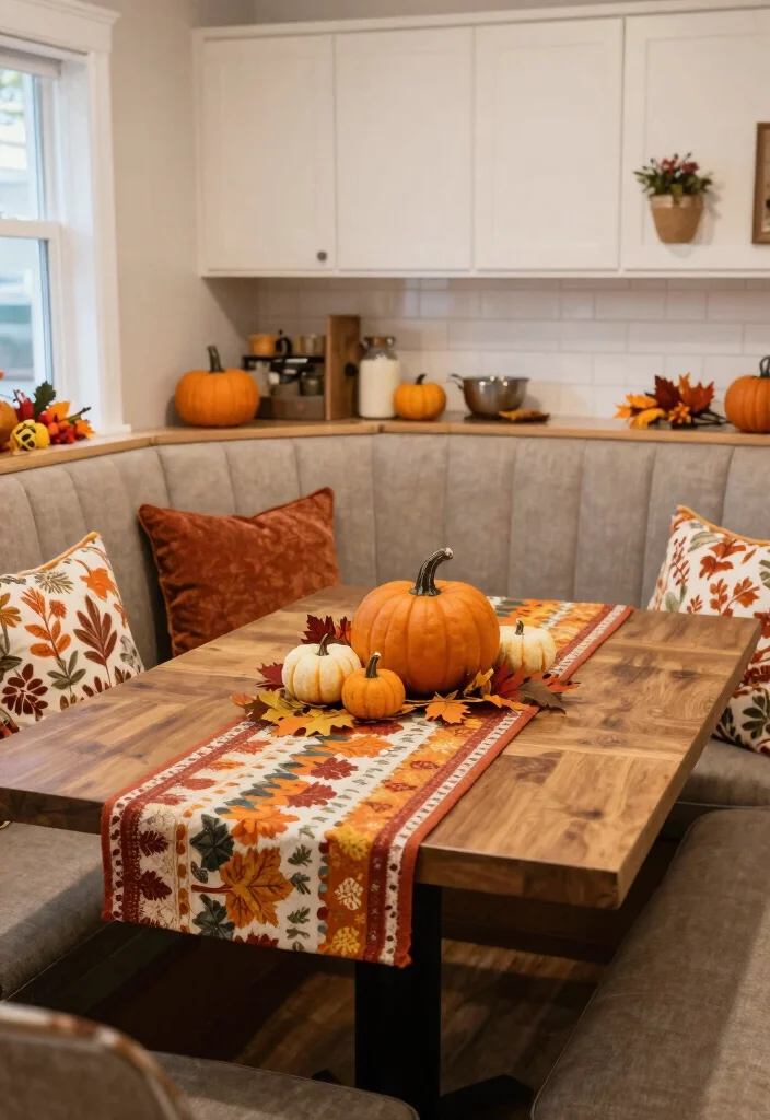 12 Kitchen Booth Ideas for Cozy Casual Dining 51 12 Kitchen Booth Ideas for Cozy Casual Dining 11. Seasonal Decor for Festivity 0