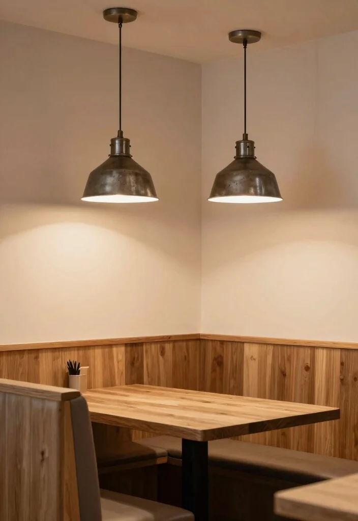 12 Kitchen Booth Ideas for Cozy Casual Dining 38 12 Kitchen Booth Ideas for Cozy Casual Dining 8. Pendant Lighting for Ambiance 0