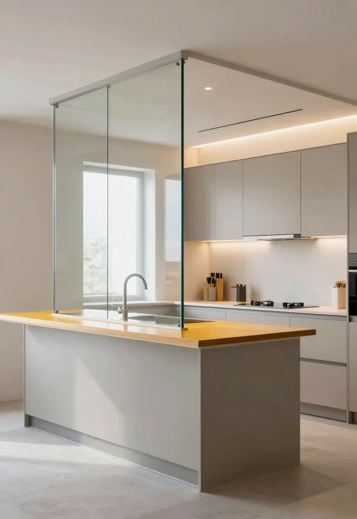 12 Kitchen Bulkhead Ideas for a Clean Seamless Look 28 12 Kitchen Bulkhead Ideas for a Clean Seamless Look 8. Glass Bulkheads for a Contemporary Edge 0