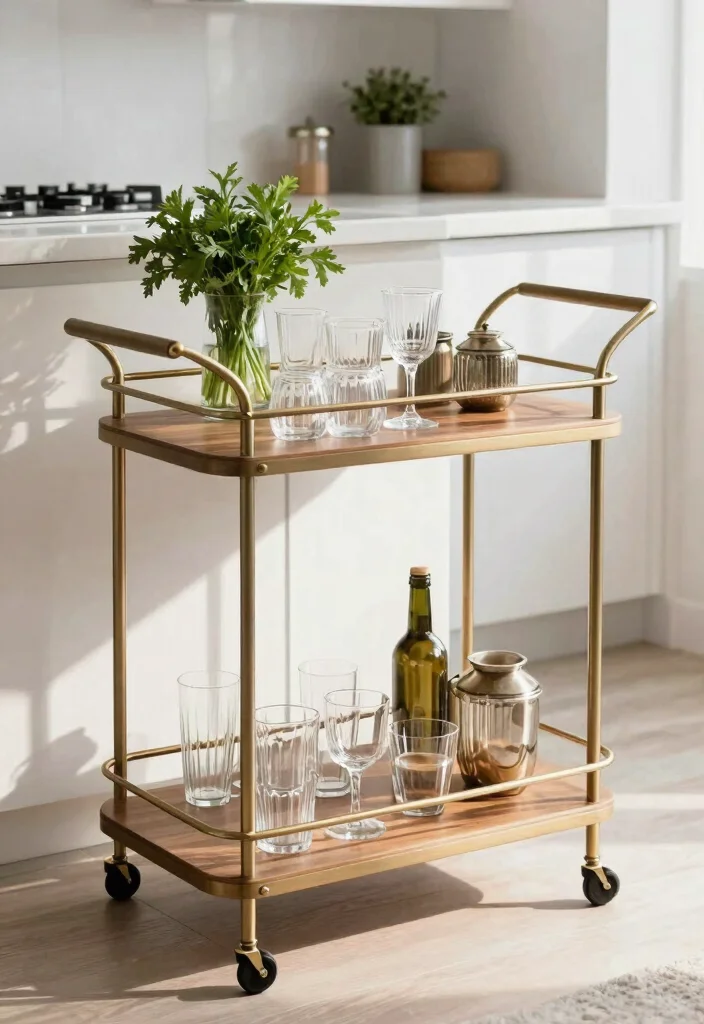 12 Kitchen Decor Accessory Ideas for a Styled Finish 52 12 Kitchen Decor Accessory Ideas for a Styled Finish 12. Modern Bar Carts 0