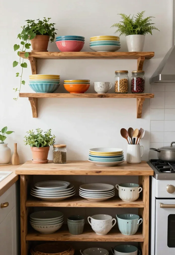 12 Kitchen Set Up Ideas for Efficient Daily Cooking 1. Open Shelving for Easy Access 0