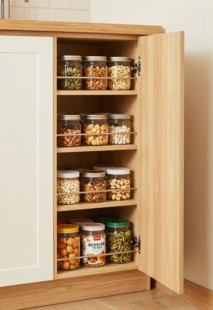 12 Kitchen Set Up Ideas for Efficient Daily Cooking 5. Pull Out Pantry 0