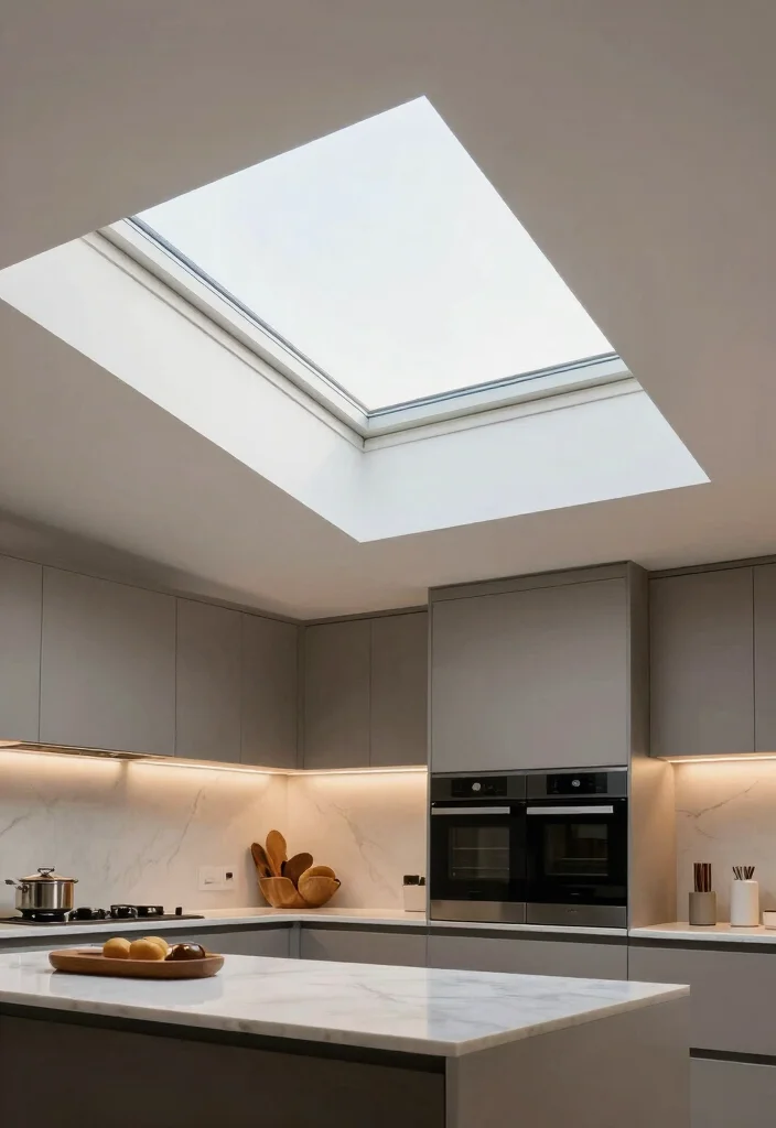 12 Kitchen Skylight Ideas for Natural Light Boost 48 12 Kitchen Skylight Ideas for Natural Light Boost 8. Velux Skylights for Quality and Durability 0