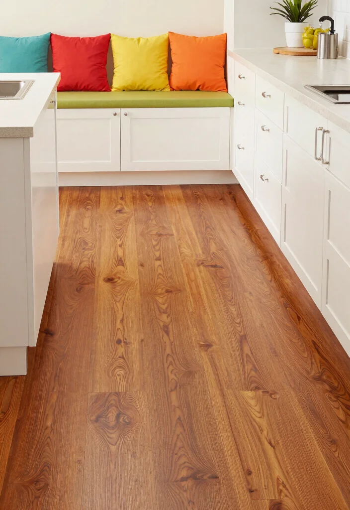 12 Kitchen Wood Flooring Ideas for Natural Warmth 26 12 Kitchen Wood Flooring Ideas for Natural Warmth 6. Vinyl Plank Flooring 0