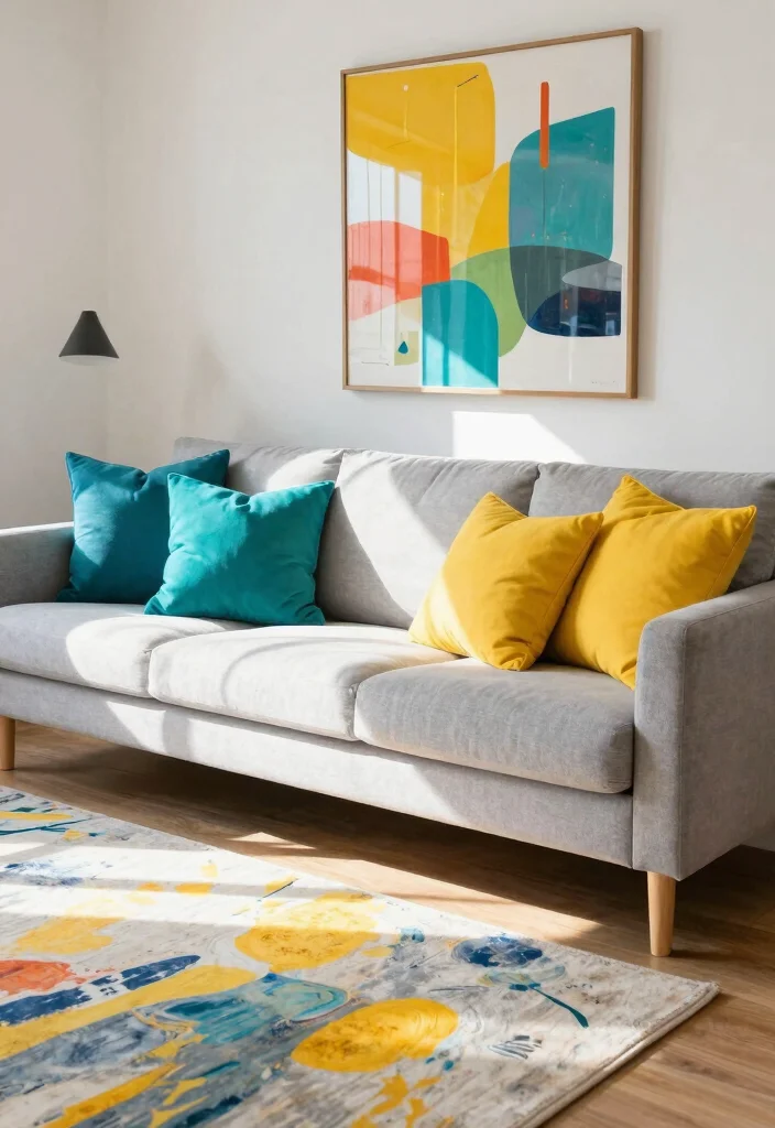 12 Light Gray Sofa Living Room Ideas for Easy Styling 12 12 Light Gray Sofa Living Room Ideas for Easy Styling 2. Add Pops of Color 0