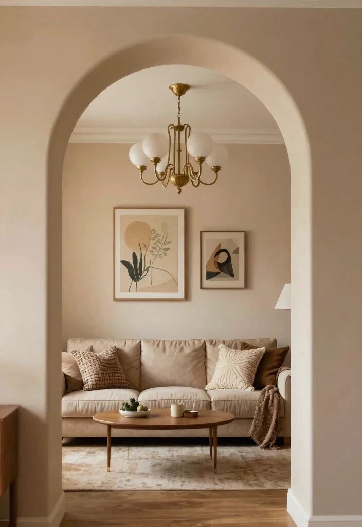 12 Living Room Door Ideas to Improve Flow and Style 5. Arched Doorways for Classic Elegance 0