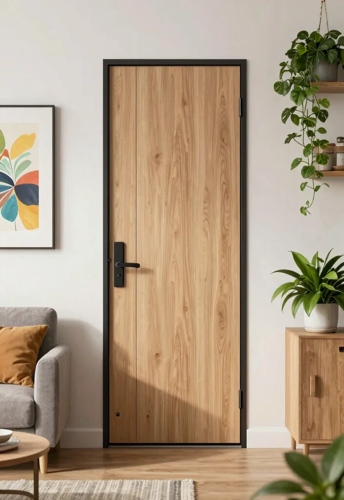 12 Living Room Door Ideas to Improve Flow and Style 8. Eco Friendly Fiberglass Doors 0