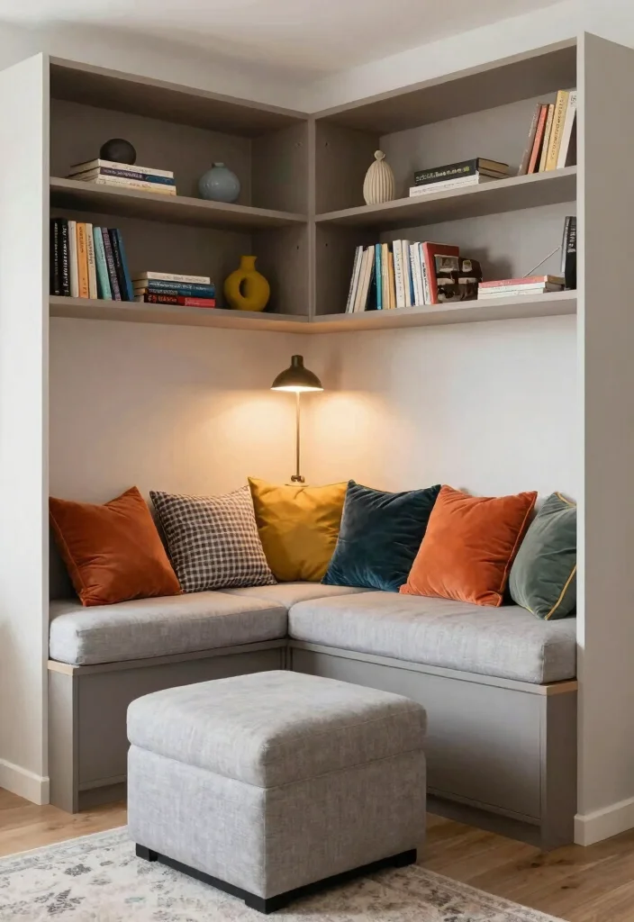 12 Living Room Library Ideas for Reading Corners 10. Functional Furniture Solutions 0