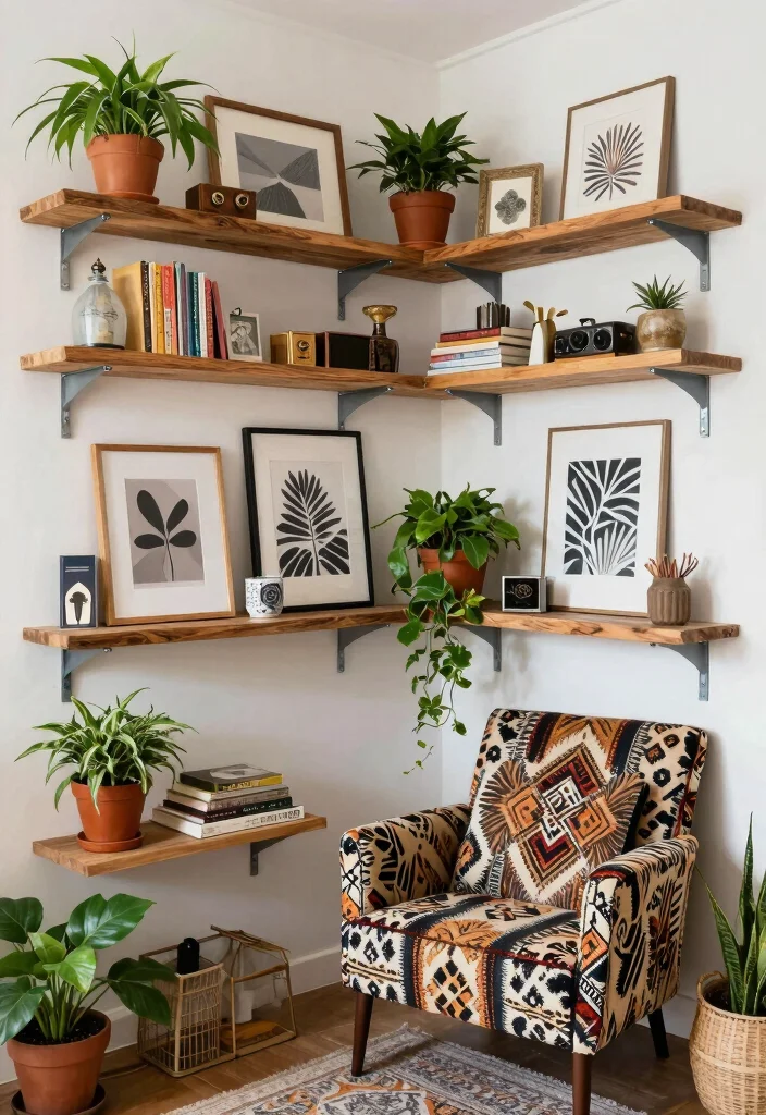 12 Living Room Library Ideas for Reading Corners 5. Eclectic Mix of Styles 0