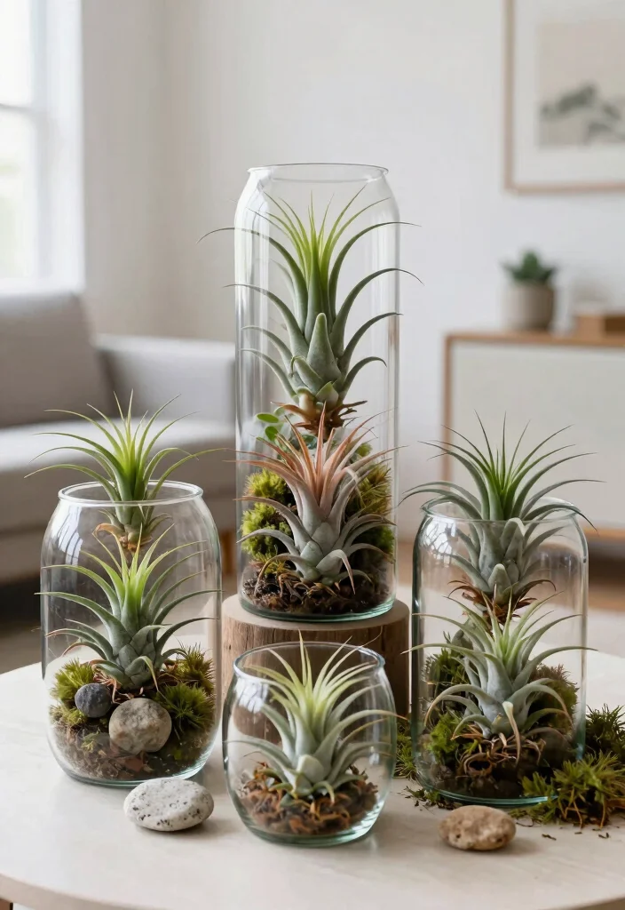 12 Living Room Plant Ideas for a Natural Look 50 12 Living Room Plant Ideas for a Natural Look 10. Air Plants 0