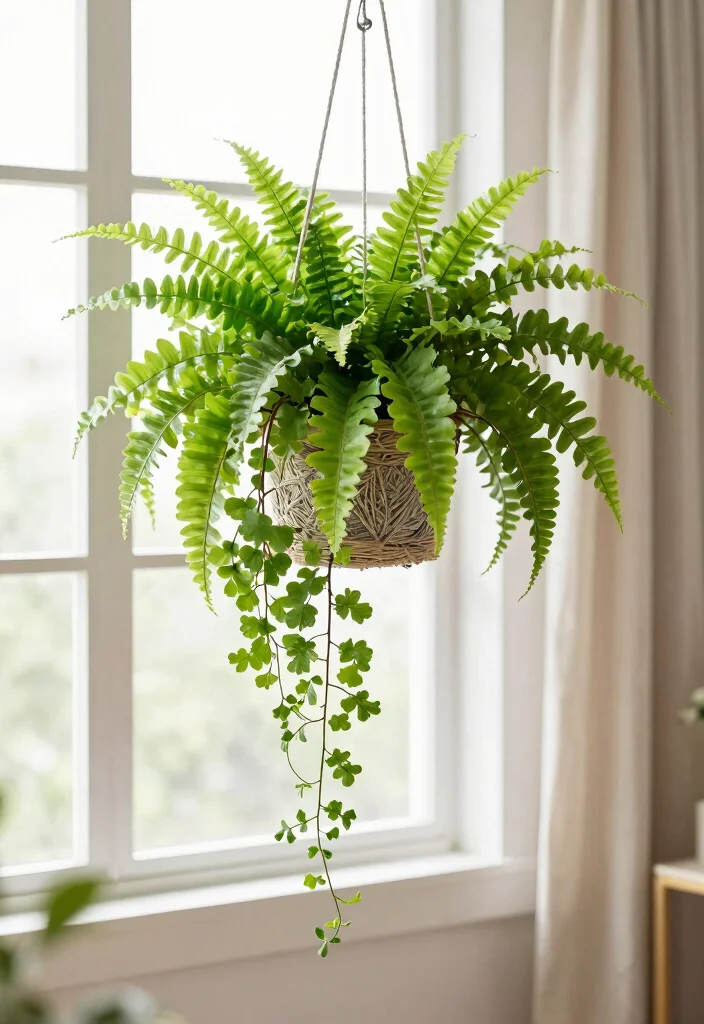12 Living Room Plant Ideas for a Natural Look 51 12 Living Room Plant Ideas for a Natural Look 11. Boston Fern 0