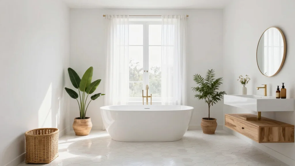 12 Modern White Bathroom Ideas with Clean Minimal Style