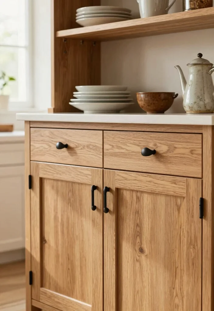 12 Oak Kitchen Ideas with Warm Natural Wood 1 12 Oak Kitchen Ideas with Warm Natural Wood 1. Shaker Style Cabinets with Oak Finishes 0