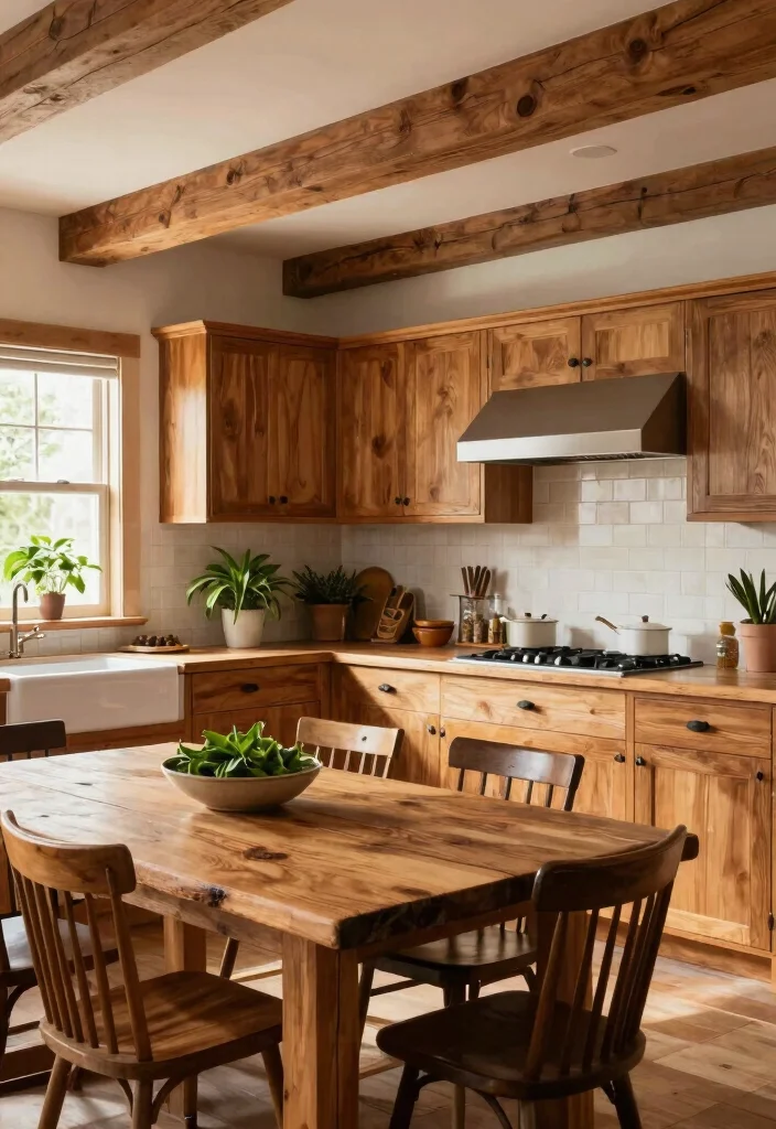 12 Oak Kitchen Ideas with Warm Natural Wood 2 12 Oak Kitchen Ideas with Warm Natural Wood 2. Natural Wood Accents for a Cozy Touch 0