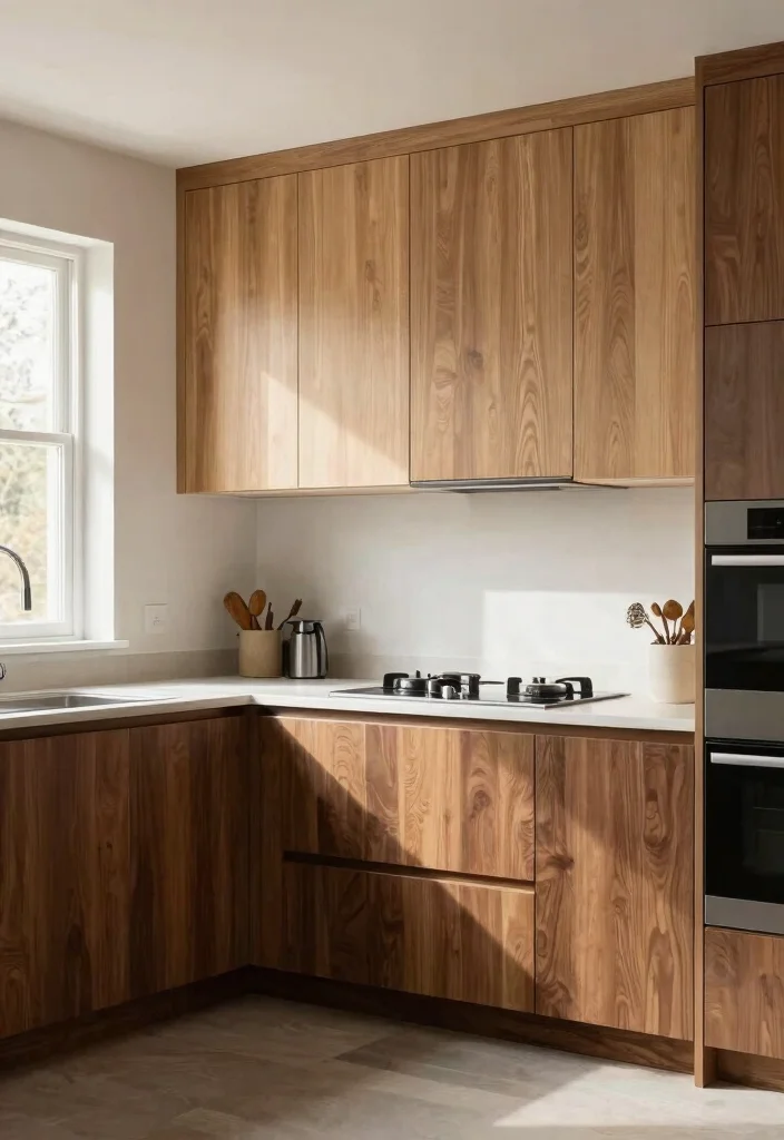 12 Oak Kitchen Ideas with Warm Natural Wood 13 12 Oak Kitchen Ideas with Warm Natural Wood 3. Two Tone Cabinets for Depth and Interest 0